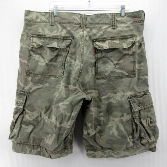 Levis Shorts 40 Cargo Camo Baggy Skater Y2K Loose Utility Outdoor * - Picture 6 of 11